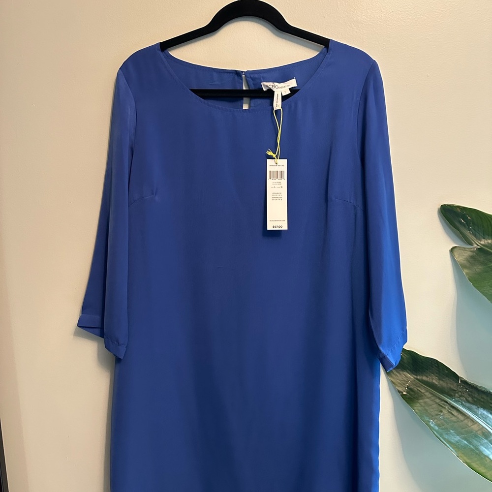 BCBGeneration dress/tunic. Beautiful azure colour. Large. Tags on.